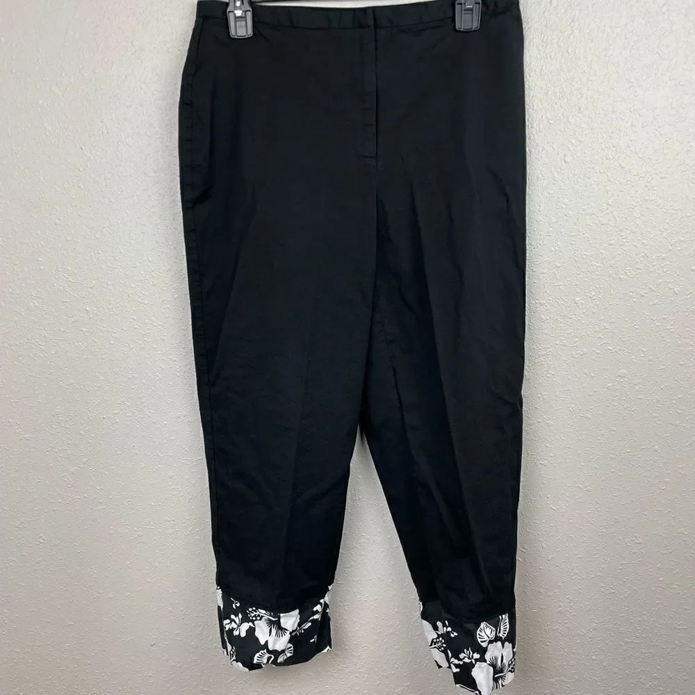 Casual Corner Stretch Cripped Pants Size 10 EUC